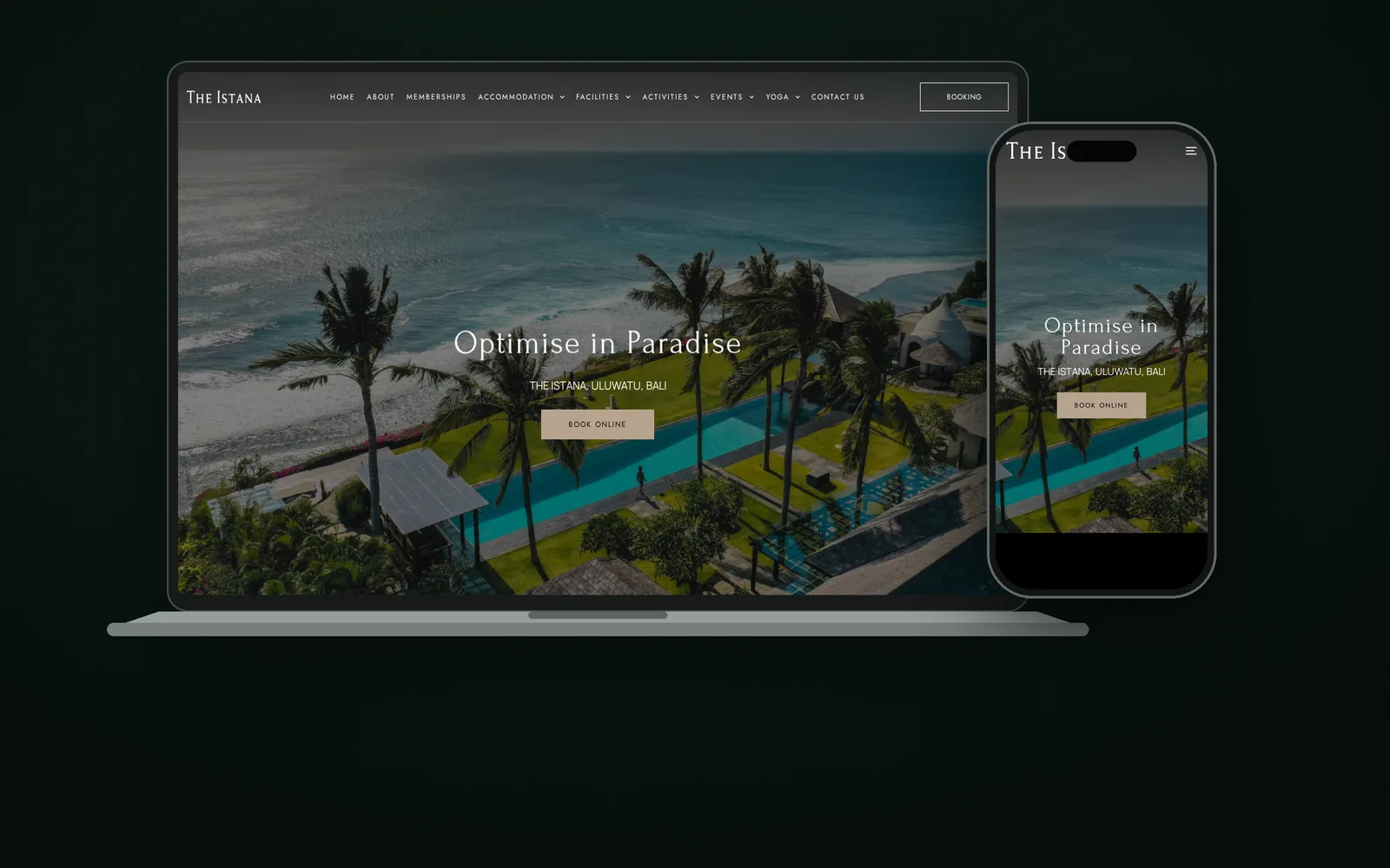 The Istana website shown on laptop and phone
